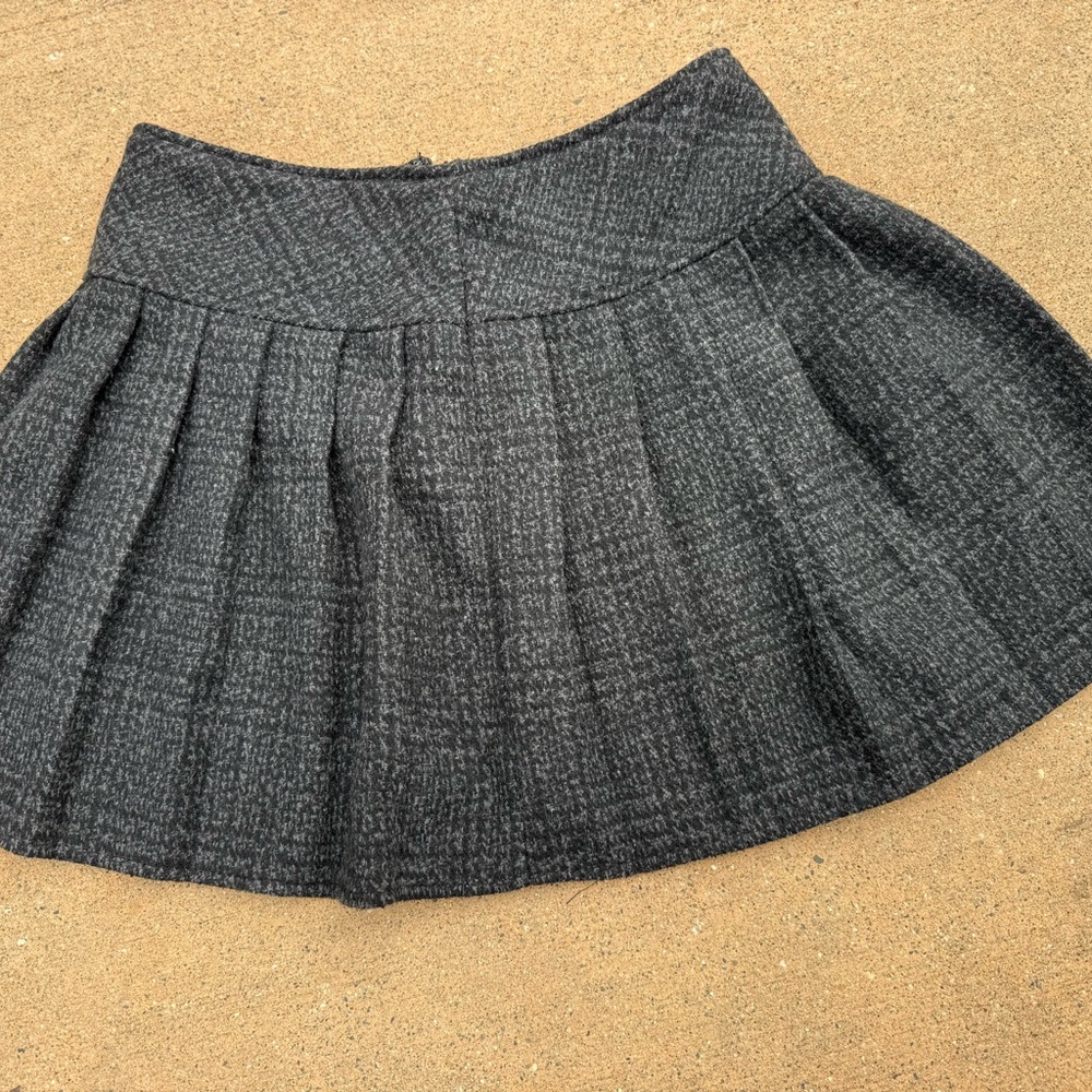 Plaid Gray Women's Skirt